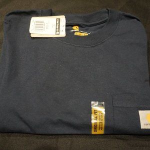 Carhartt Men's K87 Workwear T-Shirt - Navy